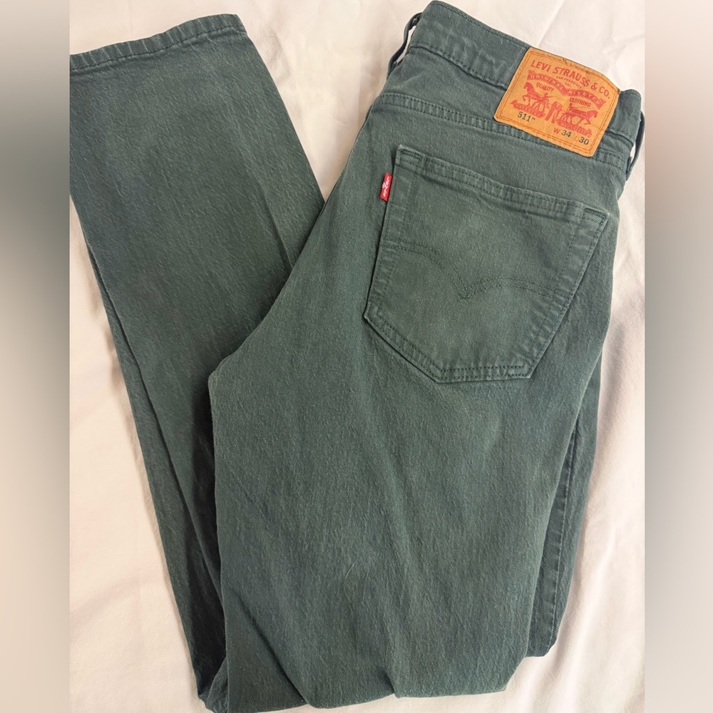 Levi's Men's Jeans in Forest Green